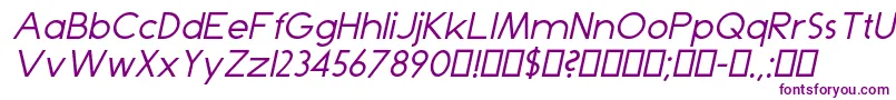 DominikItalic-fontti – violetit fontit