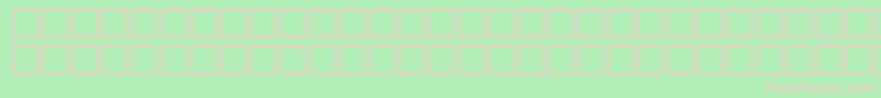 FretscRegular Font – Pink Fonts on Green Background