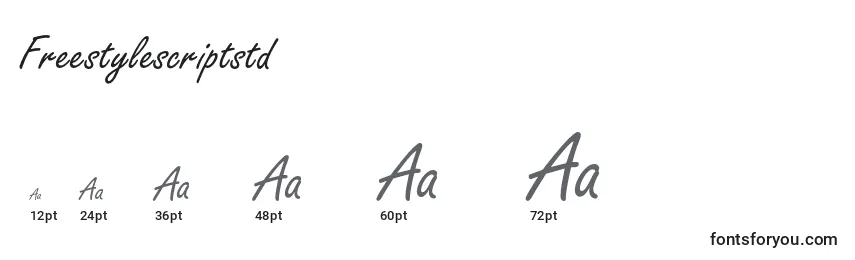 Freestylescriptstd Font Sizes