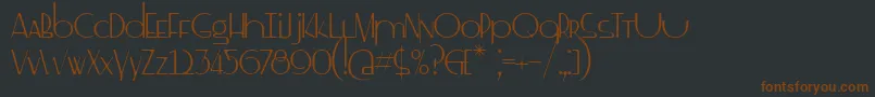 Подробнее о шрифте SsDrebeden Шрифт SsDrebeden – коричневые шрифты на чёрном фоне