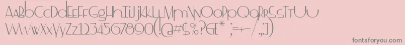 Шрифт SsDrebeden – серые шрифты на розовом фоне
