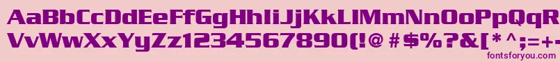 SerpentineLtBold Font – Purple Fonts on Pink Background