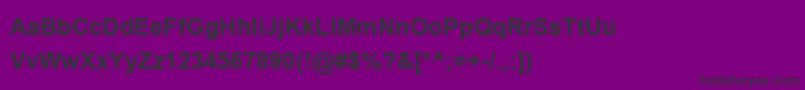 UtsaahBold Font – Black Fonts on Purple Background