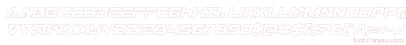 Transamericaoutital Font – Pink Fonts on White Background