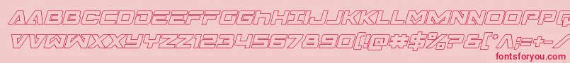 More about Transamericaoutital Font Transamericaoutital Font – Red Fonts on Pink Background