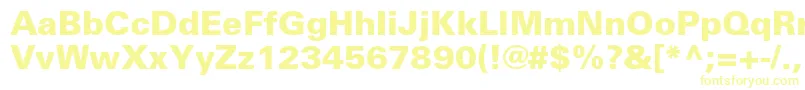 UniversltstdBlack Font – Yellow Fonts