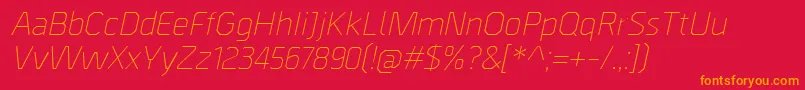 More about BordaLightitalic Font BordaLightitalic Font – Orange Fonts on Red Background