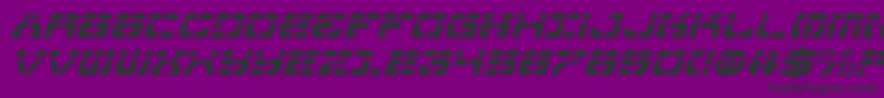 Vyperli Font – Black Fonts on Purple Background