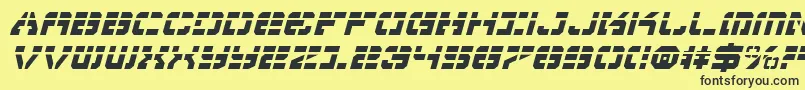 Vyperli Font – Black Fonts on Yellow Background