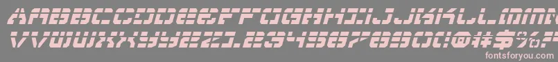 Vyperli Font – Pink Fonts on Gray Background