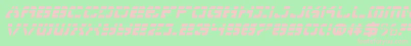 Vyperli Font – Pink Fonts on Green Background