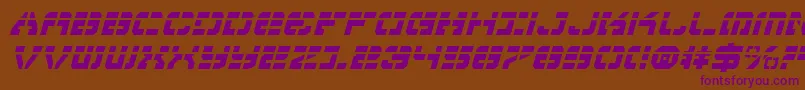 Vyperli Font – Purple Fonts on Brown Background