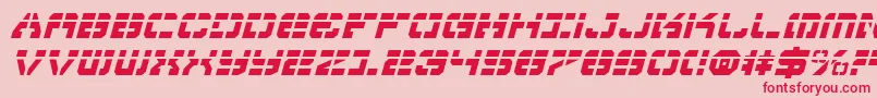 Vyperli Font – Red Fonts on Pink Background