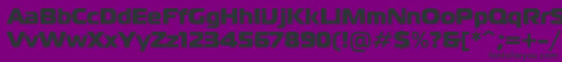 Magistralblackc Font – Black Fonts on Purple Background