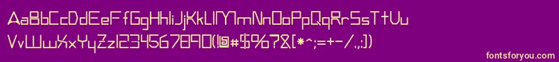 Saiba mais sobre a fonte Andromedatv Fonte Andromedatv – fontes amarelas em um fundo roxo