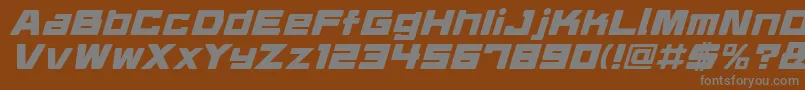 Daidrri Font – Gray Fonts on Brown Background