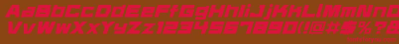 Daidrri Font – Red Fonts on Brown Background