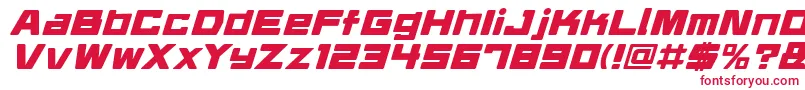 Daidrri Font – Red Fonts on White Background