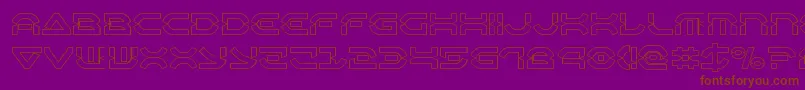 Lisätietoja Oberondeuxout-fontista Oberondeuxout-fontti – ruskeat fontit violetilla taustalla