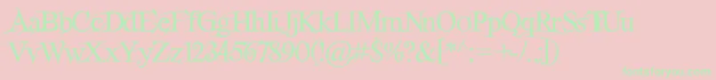 Fairydust Font – Green Fonts on Pink Background