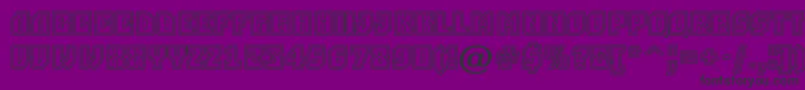 ASimpler2otl Font – Black Fonts on Purple Background