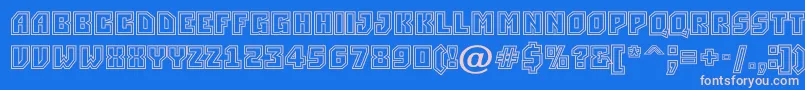 More about ASimpler2otl Font ASimpler2otl Font – Pink Fonts on Blue Background