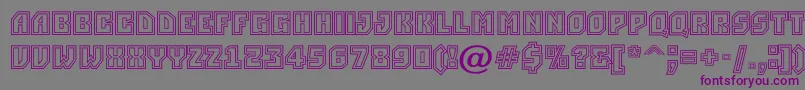 ASimpler2otl Font – Purple Fonts on Gray Background