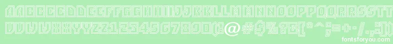 More about ASimpler2otl Font ASimpler2otl Font – White Fonts on Green Background