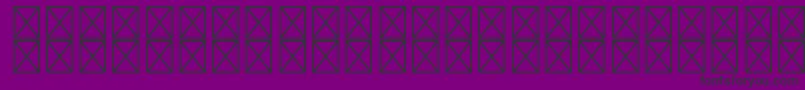 フォントRyotextstdExtralight – 紫の背景に黒い文字