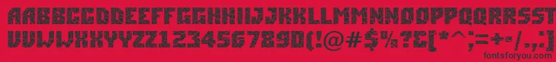 Подробнее о шрифте ASimplercrk Шрифт ASimplercrk – чёрные шрифты на красном фоне