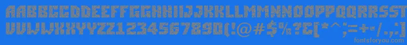 More about ASimplercrk Font ASimplercrk Font – Gray Fonts on Blue Background