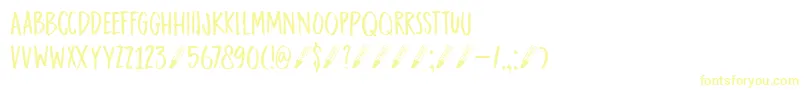 DkDarkerMarker Font – Yellow Fonts