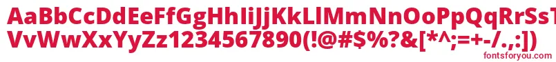 OpenSansExtrabold Font – Red Fonts