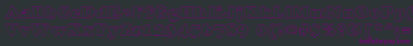 CookiehollowRegular Font – Purple Fonts on Black Background
