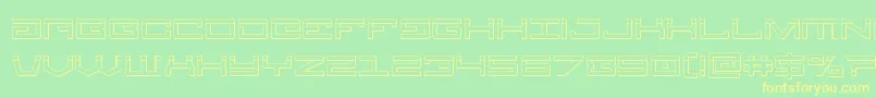 More about Legionbullet Font Legionbullet Font – Yellow Fonts on Green Background