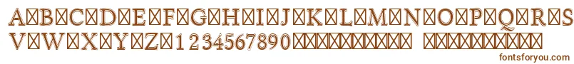 LinlibertineI-fontti – ruskeat fontit valkoisella taustalla