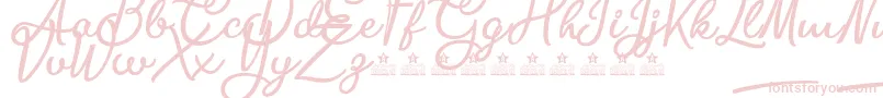 BiteChocolatePersonalUse Font – Pink Fonts on White Background