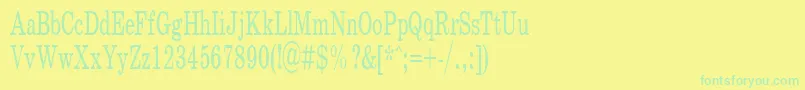 SchoolPlain.001.00160n-Schriftart – Grüne Schriften auf gelbem Hintergrund