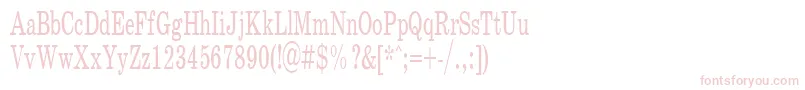 SchoolPlain.001.00160n Font – Pink Fonts on White Background