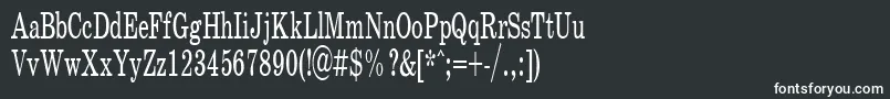 SchoolPlain.001.00160n Font – White Fonts on Black Background