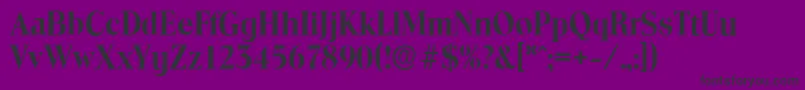 ToledoserialBold Font – Black Fonts on Purple Background