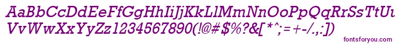 RockneyItalic-fontti – violetit fontit