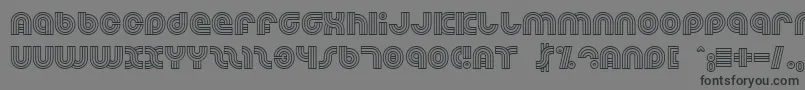 Dreamlan Font – Black Fonts on Gray Background