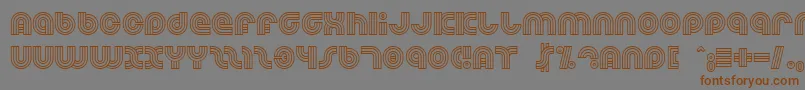 Dreamlan Font – Brown Fonts on Gray Background