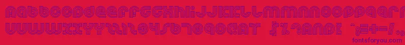 Dreamlan Font – Purple Fonts on Red Background