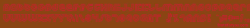 Dreamlan Font – Red Fonts on Brown Background