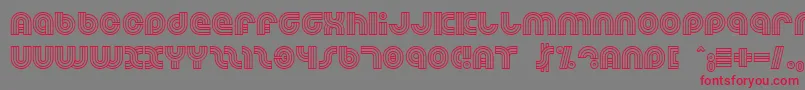 Dreamlan Font – Red Fonts on Gray Background