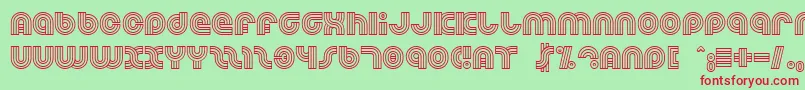 Dreamlan Font – Red Fonts on Green Background