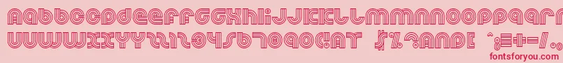 Dreamlan Font – Red Fonts on Pink Background