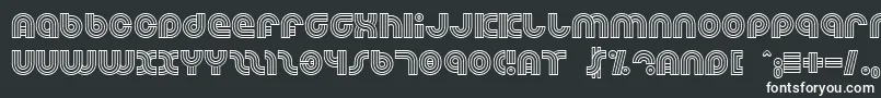 Dreamlan Font – White Fonts on Black Background